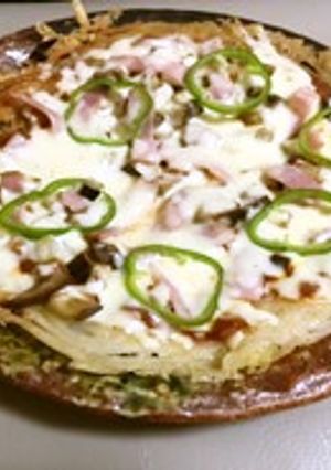う米めんのクリスピーピザ-レシピのメイン写真