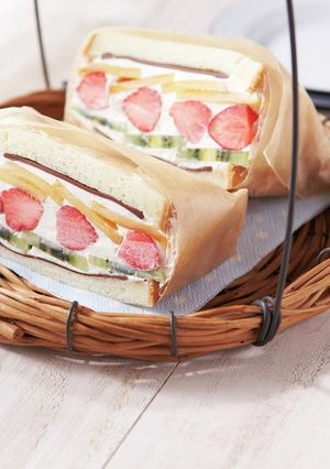 フルーツ生チョコわんぱくサンド-レシピのメイン写真