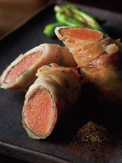 辛子明太子の豚肉巻き-レシピのメイン写真