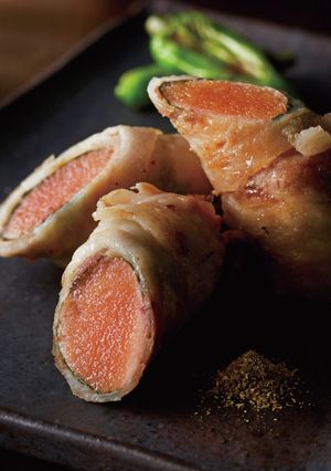 辛子明太子の豚肉巻き-レシピのメイン写真