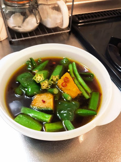 夏野菜の揚げびたし 栗原はるみさんレシピ-レシピのメイン写真
