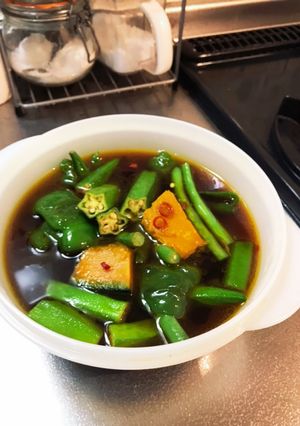 夏野菜の揚げびたし　栗原はるみさんレシピ-レシピのメイン写真