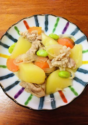 肉じゃが　調味料は寿司酢と出汁醤油だけ-レシピのメイン写真
