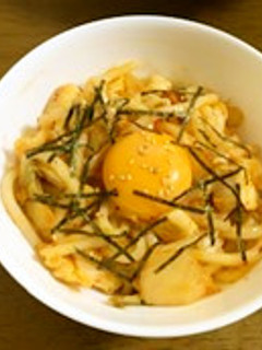 焼キムチうどん-レシピのメイン写真
