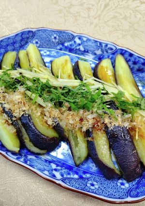 米茄子レンチン薬味のせ-レシピのメイン写真