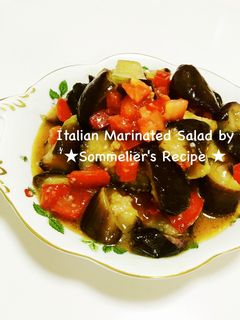 なすとトマトのマリネ☆イタリアンサラダ☆-レシピのメイン写真
