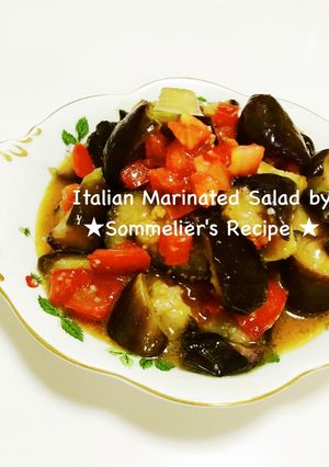 なすとトマトのマリネ☆イタリアンサラダ☆-レシピのメイン写真