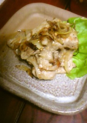 簡単塩たれ風豚肉炒め♪-レシピのメイン写真