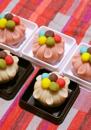 オリンピックまんじゅう-レシピのメイン写真