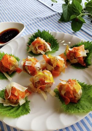 フラワーベジート焼売【ヴィーガン】-レシピのメイン写真