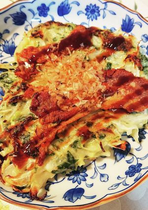 モロヘイヤのお好み焼き-レシピのメイン写真