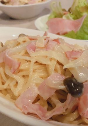 具材たっぷりカルボナーラ-レシピのメイン写真