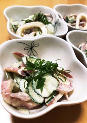 ボイルイカのマヨしょうが和え-レシピのメイン写真