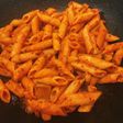 野菜ジュースでピリ辛ペンネ