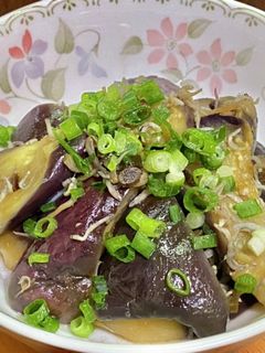 レンチン・茄子とちりめんじゃこの煮浸し-レシピのメイン写真