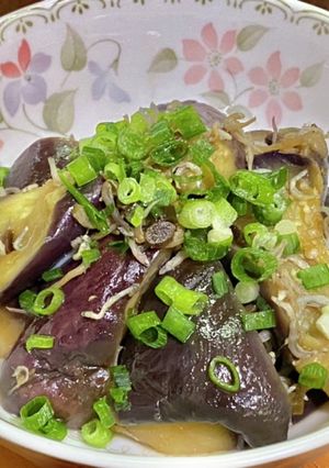 レンチン・茄子とちりめんじゃこの煮浸し-レシピのメイン写真