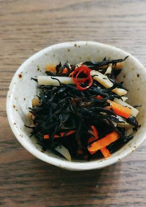 【12kcal】ひじきと根菜の煮物-レシピのメイン写真