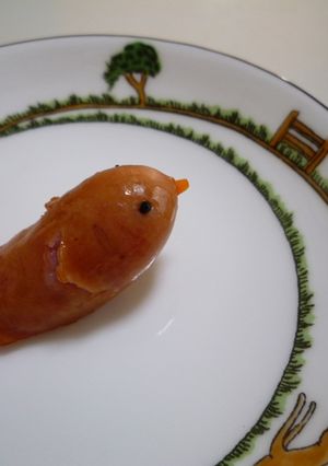 お弁当に　ウインナーの鳥-レシピのメイン写真