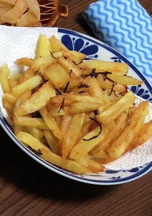 塩昆布フライドポテト-レシピのメイン写真