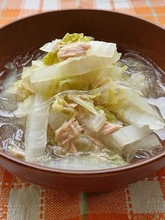 大量消費☆はくさいとツナのスープ煮-レシピのメイン写真