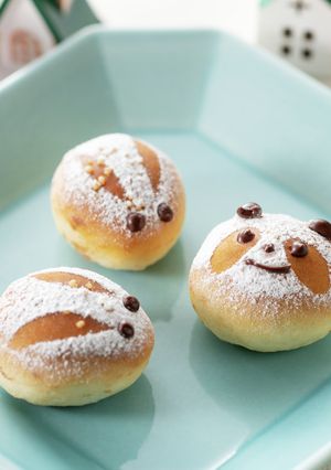 うさぎ&パンダ チョコあ~んぱん-レシピのメイン写真