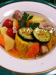 夏野菜のポトフ-レシピのメイン写真