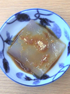 葛餅 黒蜜きな粉がけ-レシピのメイン写真
