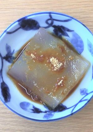 葛餅 黒蜜きな粉がけ-レシピのメイン写真