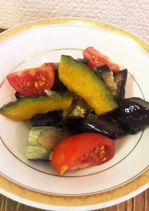 なすメイン☆夏野菜の揚げ浸し-レシピのメイン写真