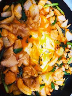 余った鶏肉とお野菜でチーズダッカルビ-レシピのメイン写真