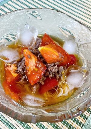 そうめん〜トマトの中華風そうめん〜-レシピのメイン写真