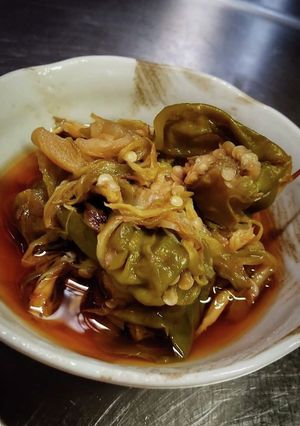 かぐら辛子とミョウガの甘辛醤油煮。-レシピのメイン写真