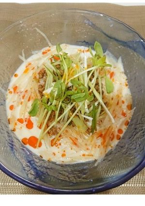シャキッとう米ピリ辛豆乳めん-レシピのメイン写真
