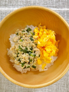 【鉄分アップ】鶏そぼろ丼-レシピのメイン写真