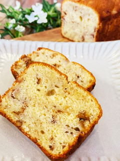 しっとり♡胡桃バナナパウンドケーキ♪-レシピのメイン写真