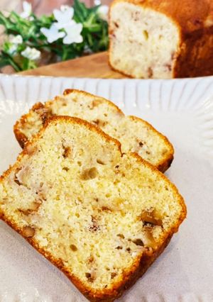 しっとり♡胡桃バナナパウンドケーキ♪-レシピのメイン写真