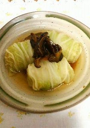 白菜のあんかけ和風ロール☆-レシピのメイン写真