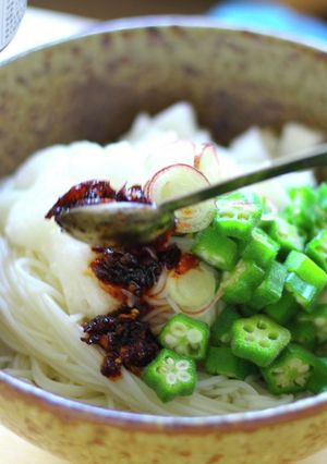 そうめんde焼海老まぜ麺-レシピのメイン写真