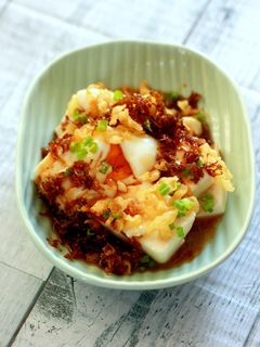 じゃこと天かすの冷奴-レシピのメイン写真