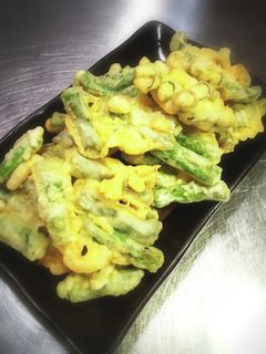 インゲンの天麩羅❨(@≧↺≦@)❩-レシピのメイン写真