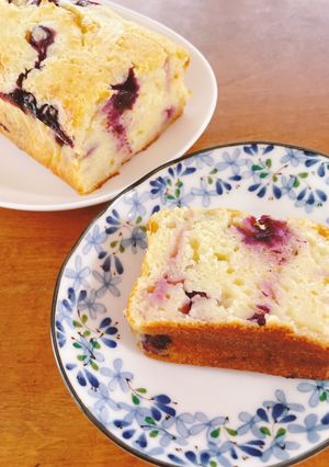 ブルーベリーとヨーグルトのパウンドケーキ-レシピのメイン写真