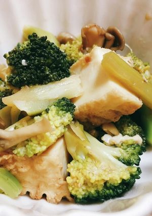 味噌＆コチュジャン☆厚揚げとブロッコリー-レシピのメイン写真