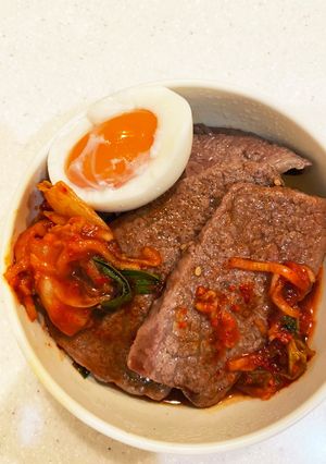 オートミールでヘルシー焼肉丼-レシピのメイン写真