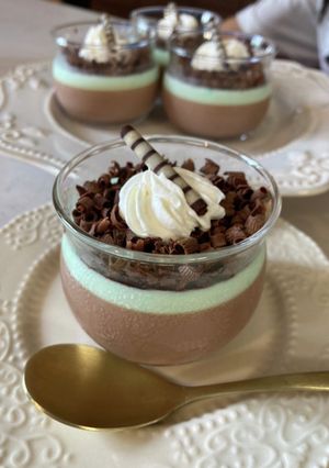 チョコミントパンナコッタ-レシピのメイン写真
