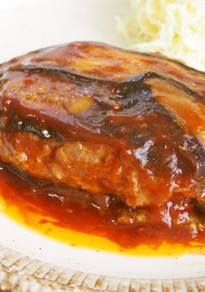 とろーり香ばし！茄子のハンバーグ♪-レシピのメイン写真