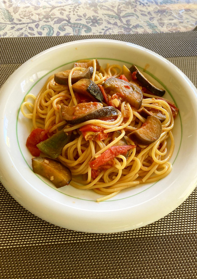 なすとトマトの和風パスタ-レシピのメイン写真