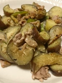 豚肉茄子ピーマンの味噌マヨネーズ炒め-レシピのメイン写真