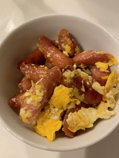 ホットクック ウインナー卵炒め-レシピのメイン写真