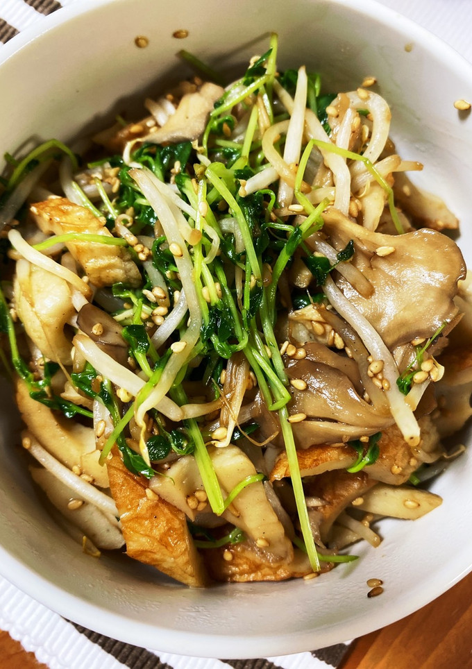 ちくわと豆苗の炒め物-レシピのメイン写真