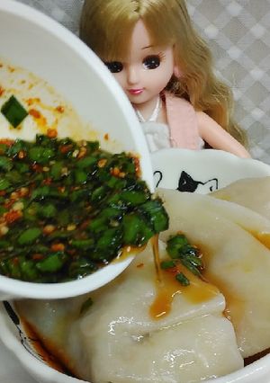 リカちゃん♡水餃子のニラだれ-レシピのメイン写真